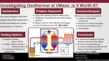 Geothermal Heating at UMass Amherst: Is It Worth It?
